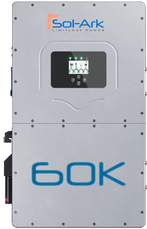Sol-Ark® 60K-3P commercial hybrid inverter
