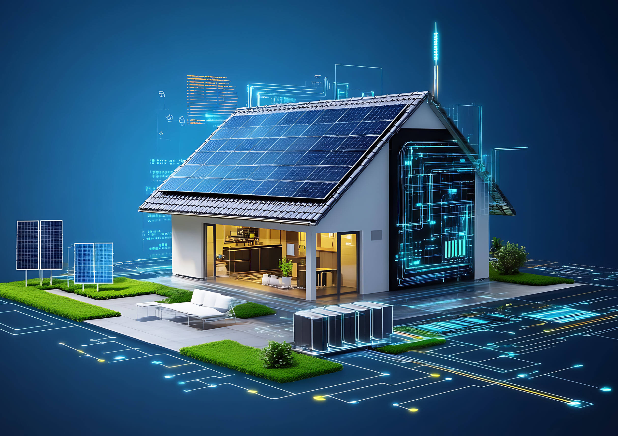 Home Solar ESS design for surge power events